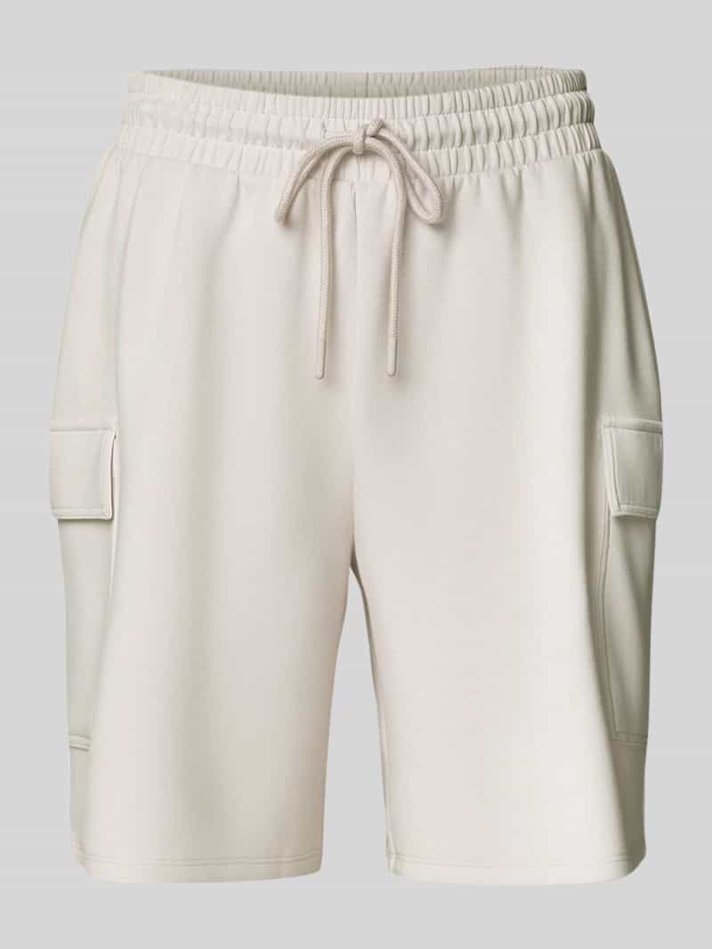 Christian Berg Woman Relaxed fit sweatshorts met cargozakken