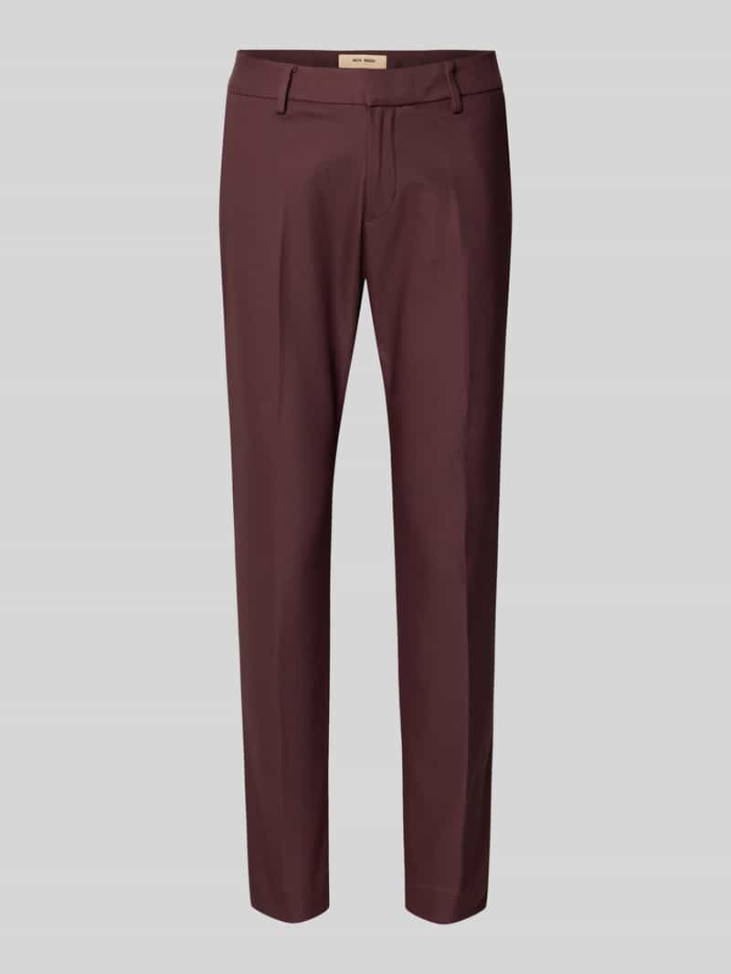 MOS MOSH Skinny fit pantalon met paspelzakken aan de achterkant model 'Abbey'
