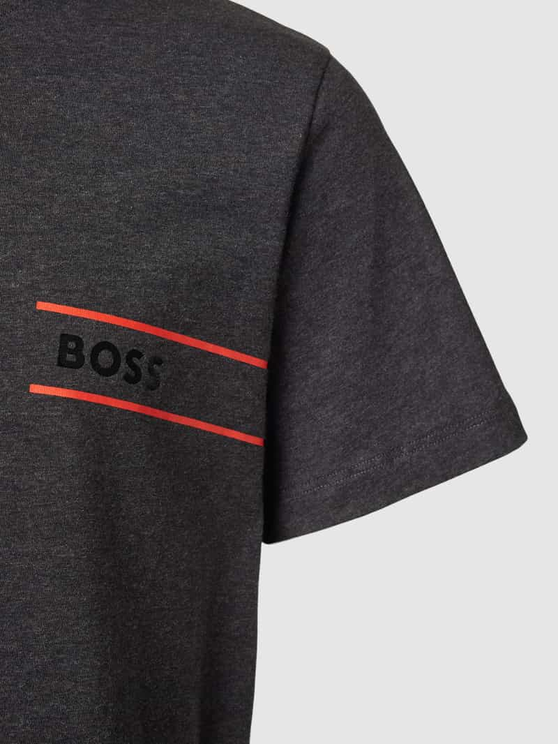 Boss T-shirt met labelprint