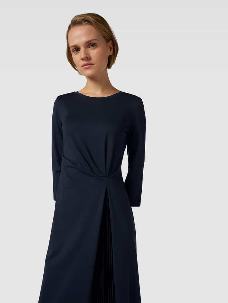 Weekend Max Mara Midi-jurk van lyocellmix met ronde hals model 'GESSY'