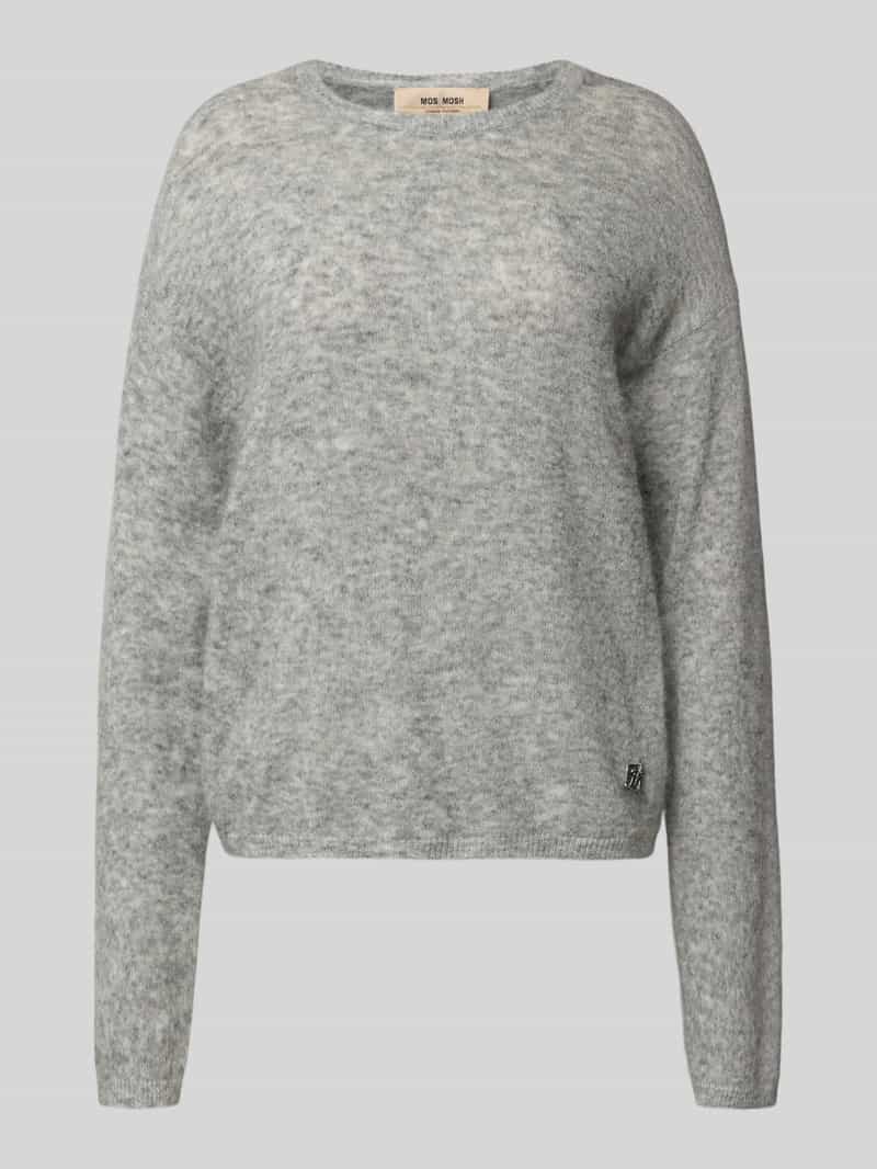 MOS MOSH Gebreide pullover met ronde hals model 'Mape'