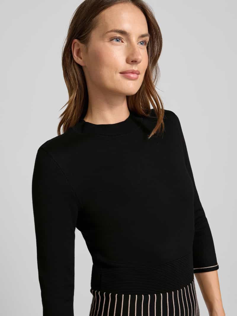 Christian Berg Woman Selection Knielange jurk van viscosemix in gebreide look