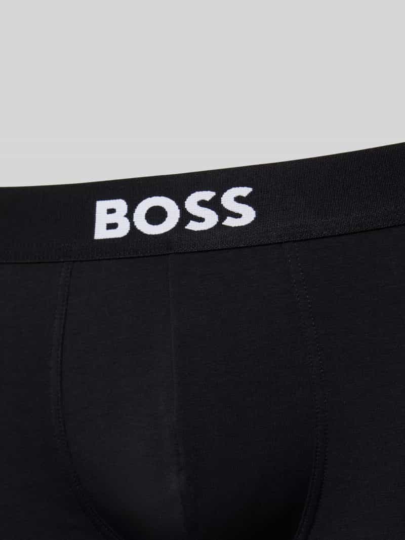 Boss Boxershort met elastische band met logo in een set van 3 stuks model 'ONE'