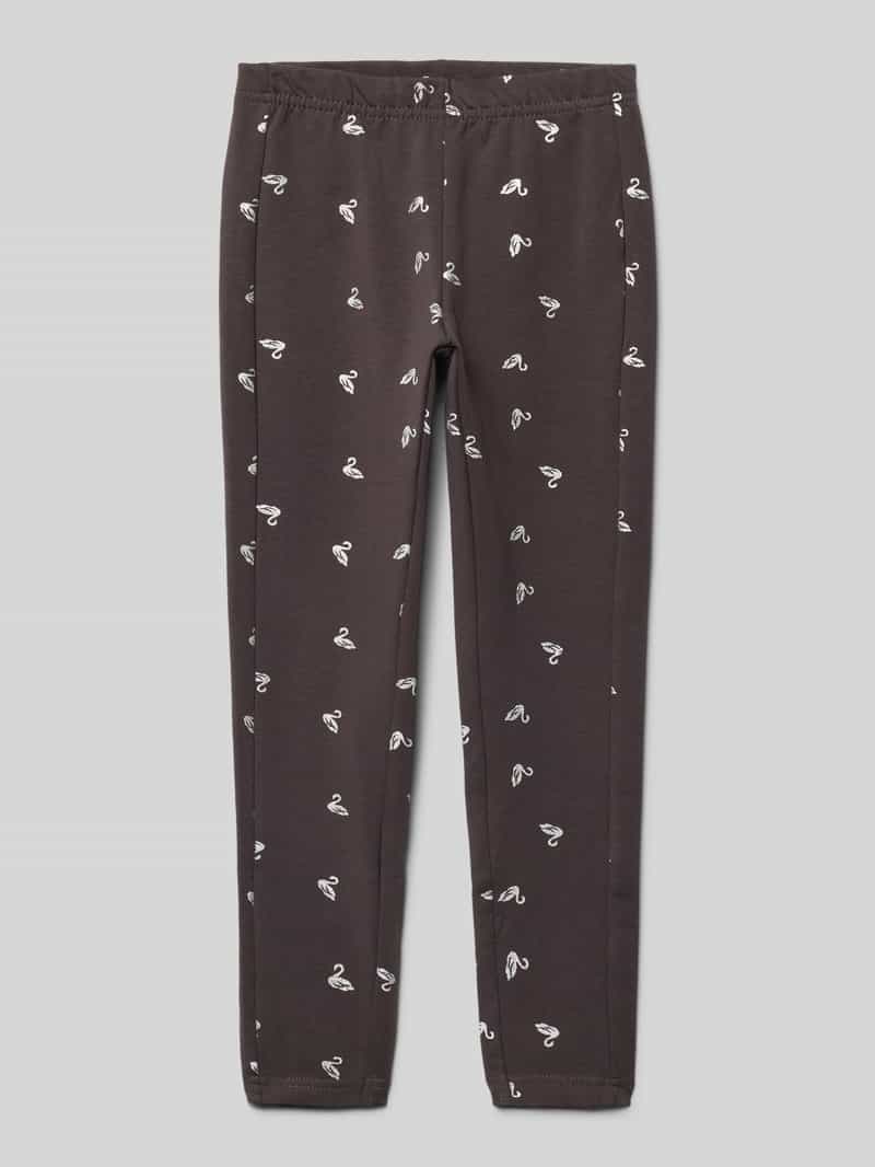 BLUE SEVEN Regular fit legging met all-over motiefprint