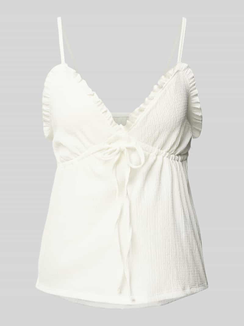 Only Regular fit top met bandjes met tunnelkoord in de taille model 'HILLARY'