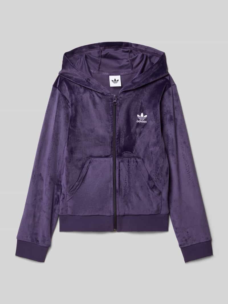 adidas Originals Regular fit sweatjack met logostitching