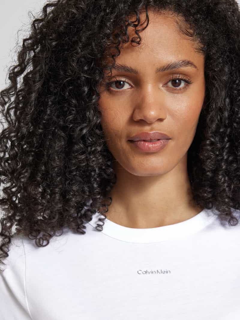 Calvin Klein Womenswear T-shirt met labeldetail