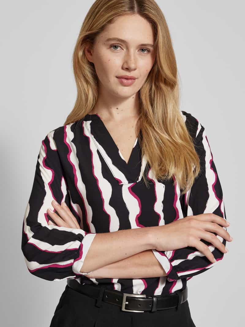 s.Oliver RED LABEL Blouse met 3 4-mouwen model 'Mao'