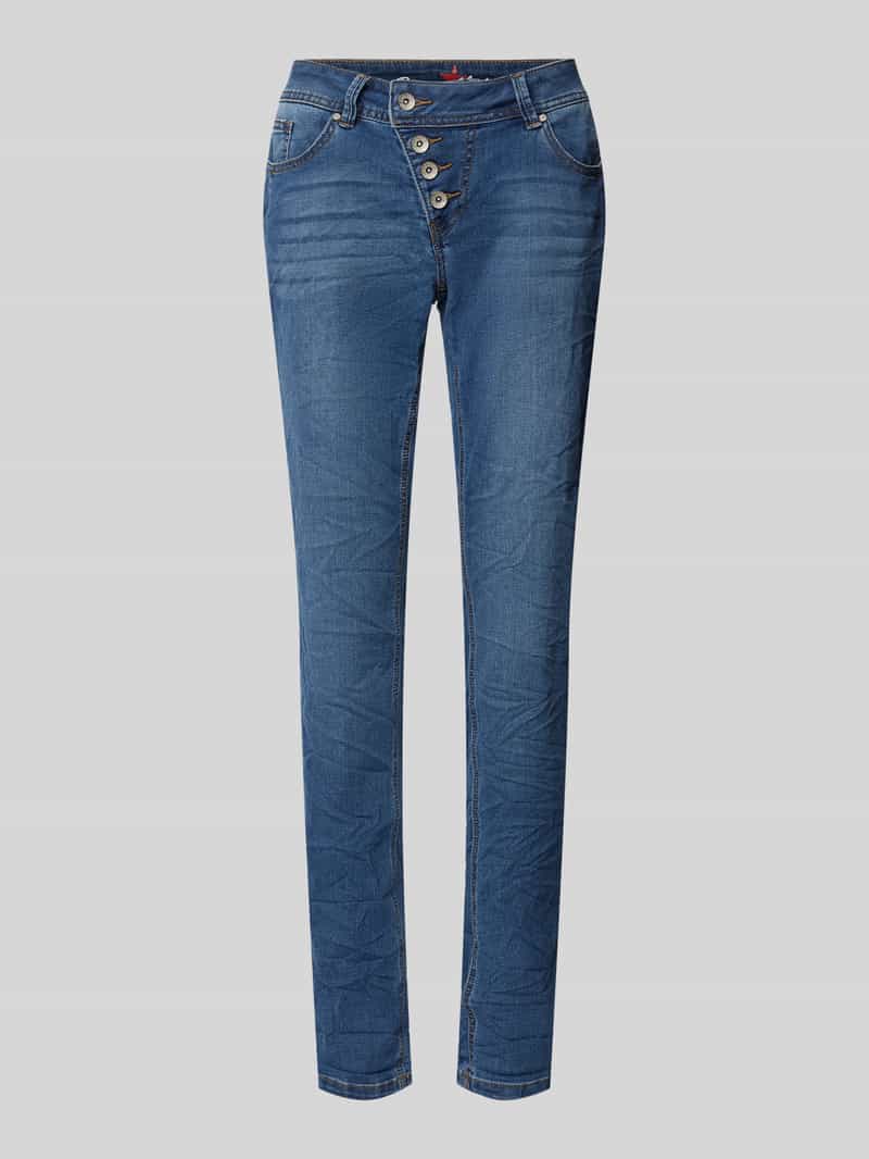 Buena Vista Skinny fit jeans in kreuklook model 'Malibu'