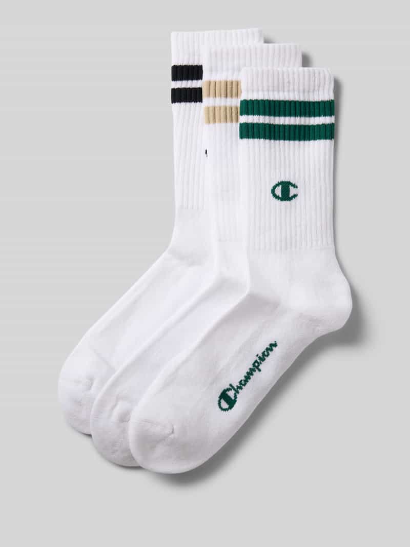 Champion Sokken met labelprint in een set van 3 paar