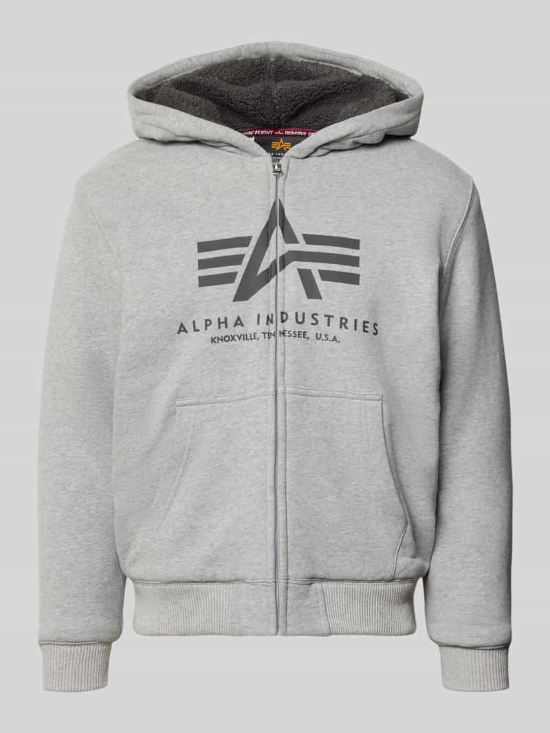 Alpha industries Regular fit sweatjack van puur katoen