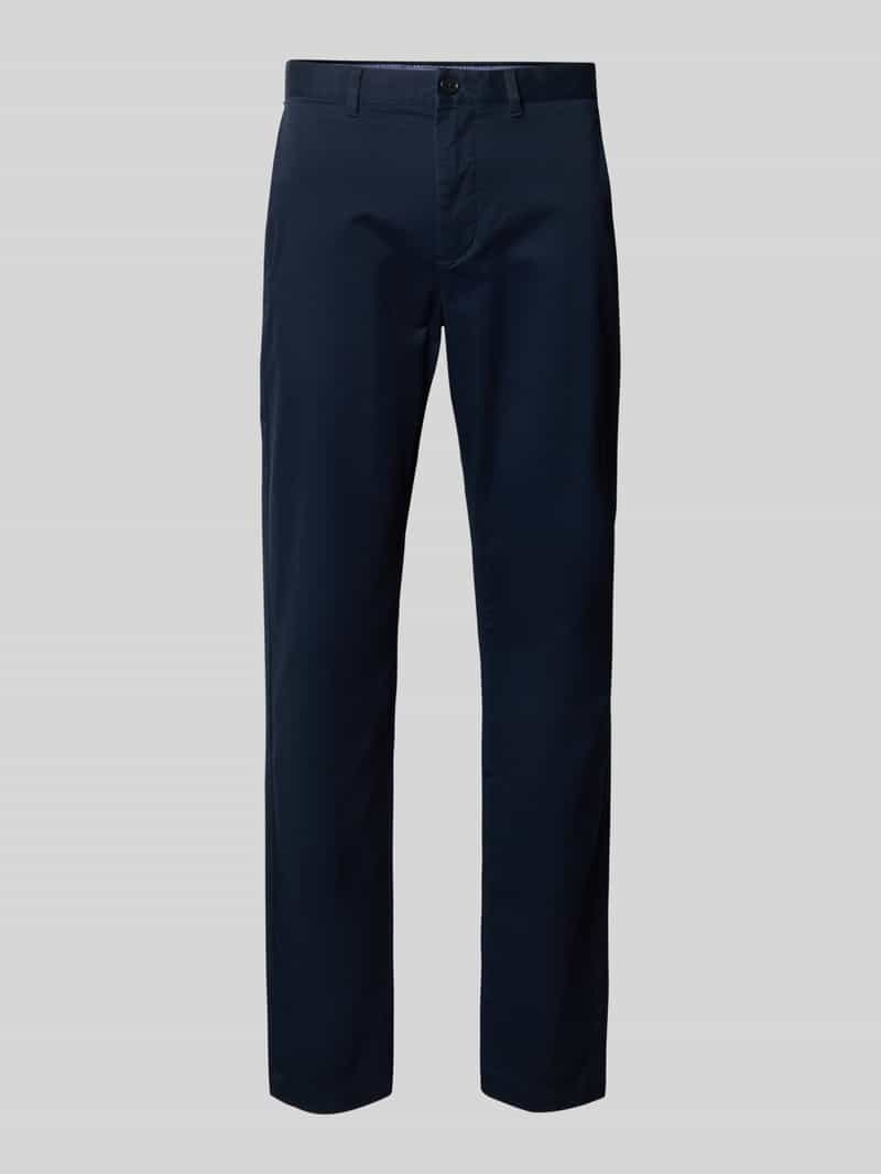 Tommy Hilfiger Relaxed fit broek van katoenmix