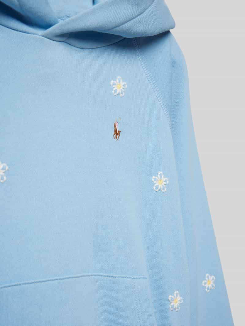 Polo Ralph Lauren Kids Hoodie met motiefstitching