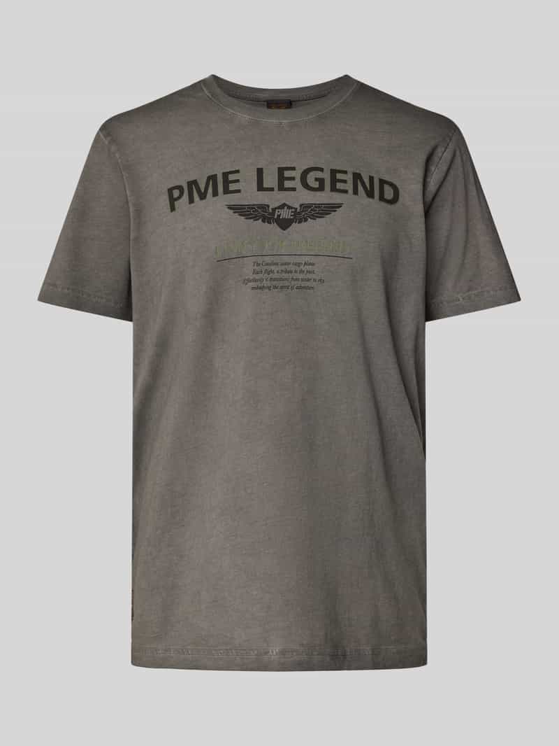 PME Legend T-shirt met labelprint