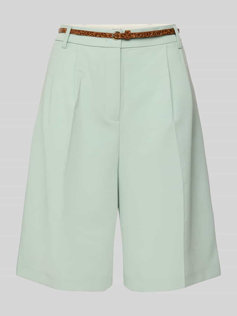 Christian Berg Woman Bermuda met steekzakken en riem