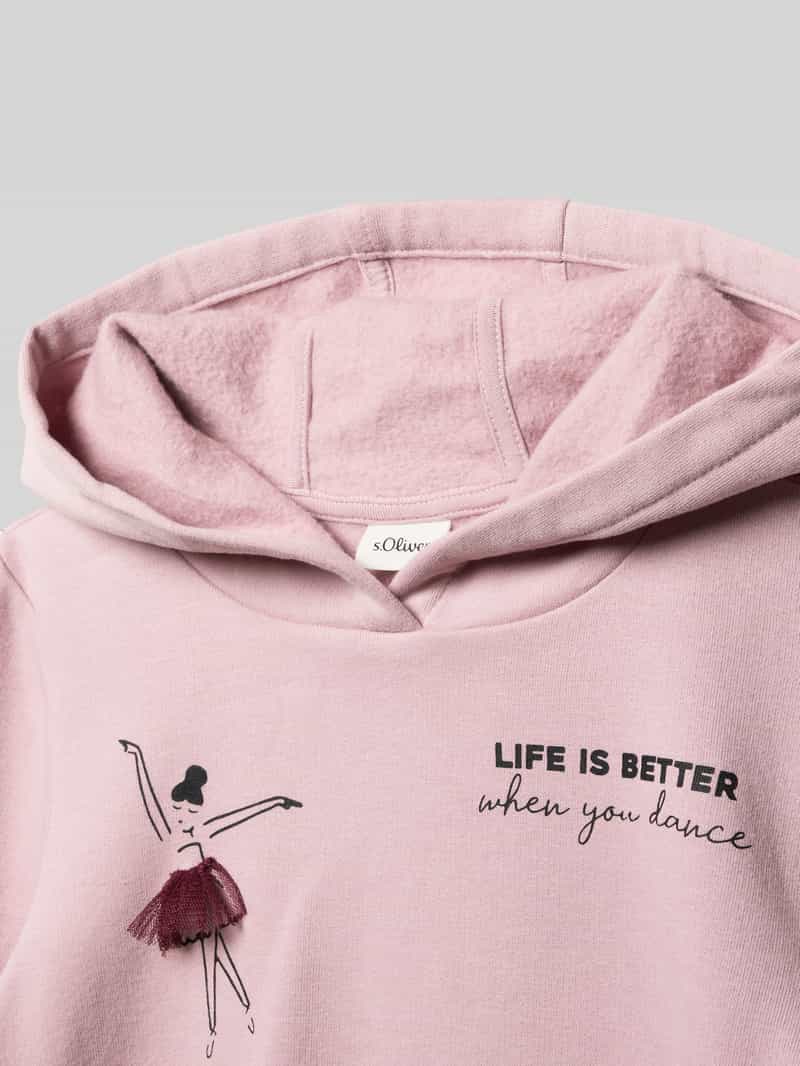 s.Oliver RED LABEL Regular fit hoodie van katoenmix