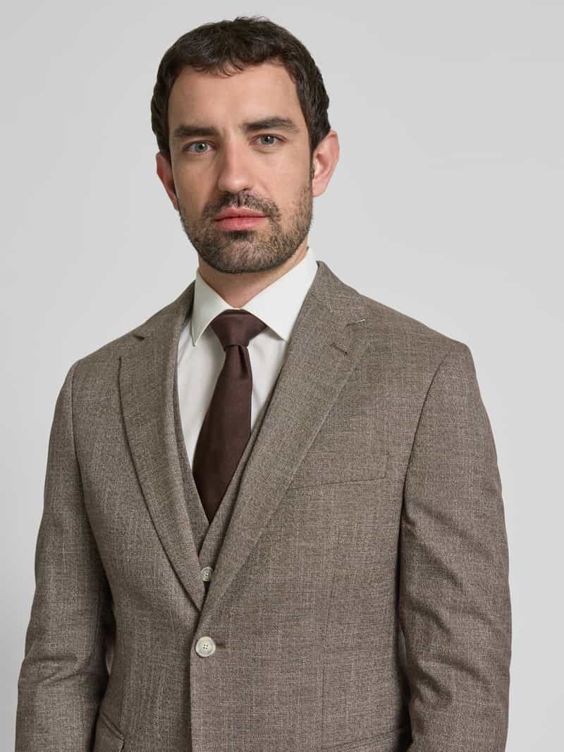 MCNEAL Slim fit 2-knoops colbert met klepzakken