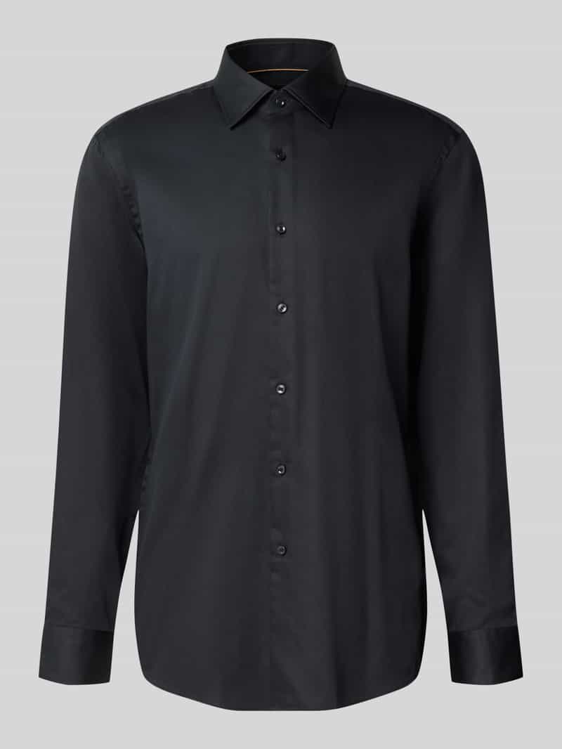 Boss slim fit zakelijk overhemd van puur katoen model 'H-HANK KENT-C1'