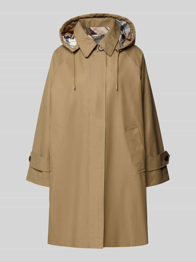 Barbour Regular fit lange jas van katoenmix model 'SADIE'