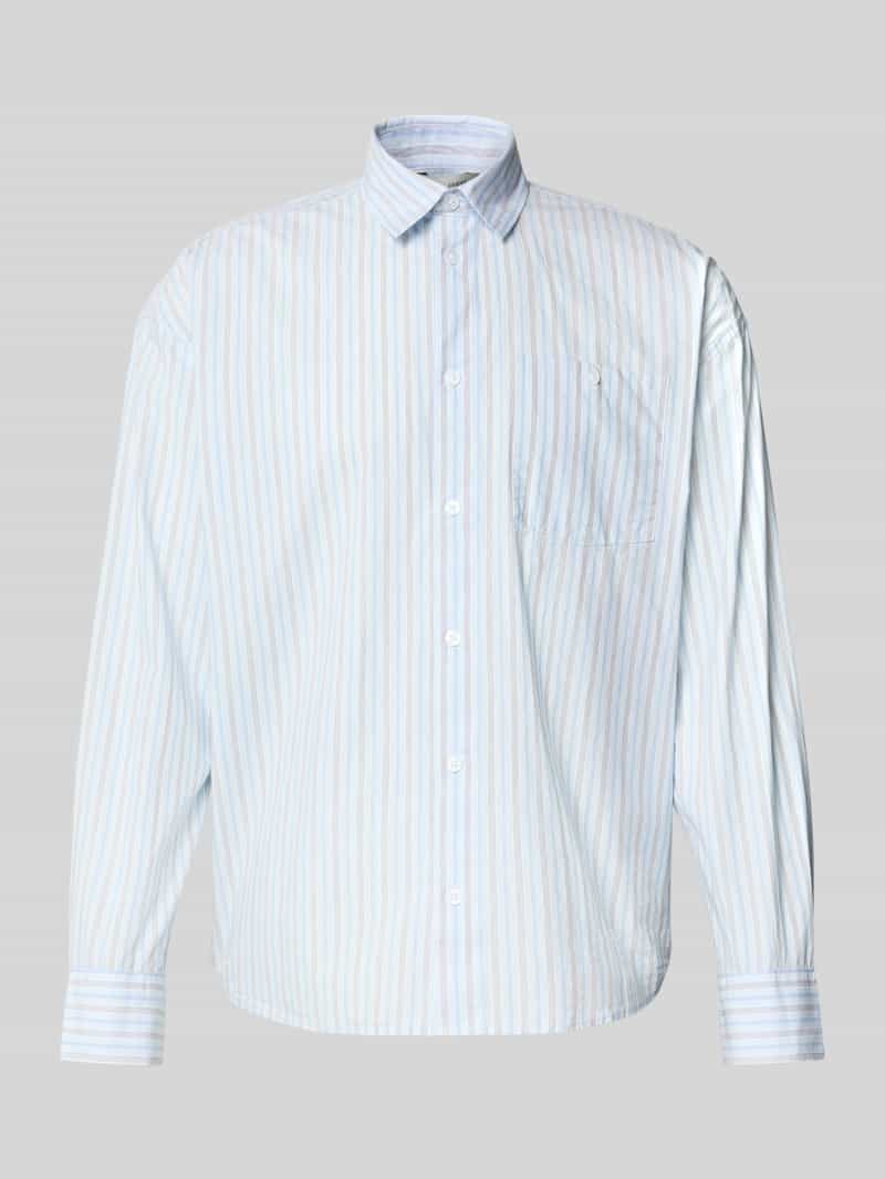 casual friday Regular fit vrijetijdsoverhemd met borstzak model 'WILLE'