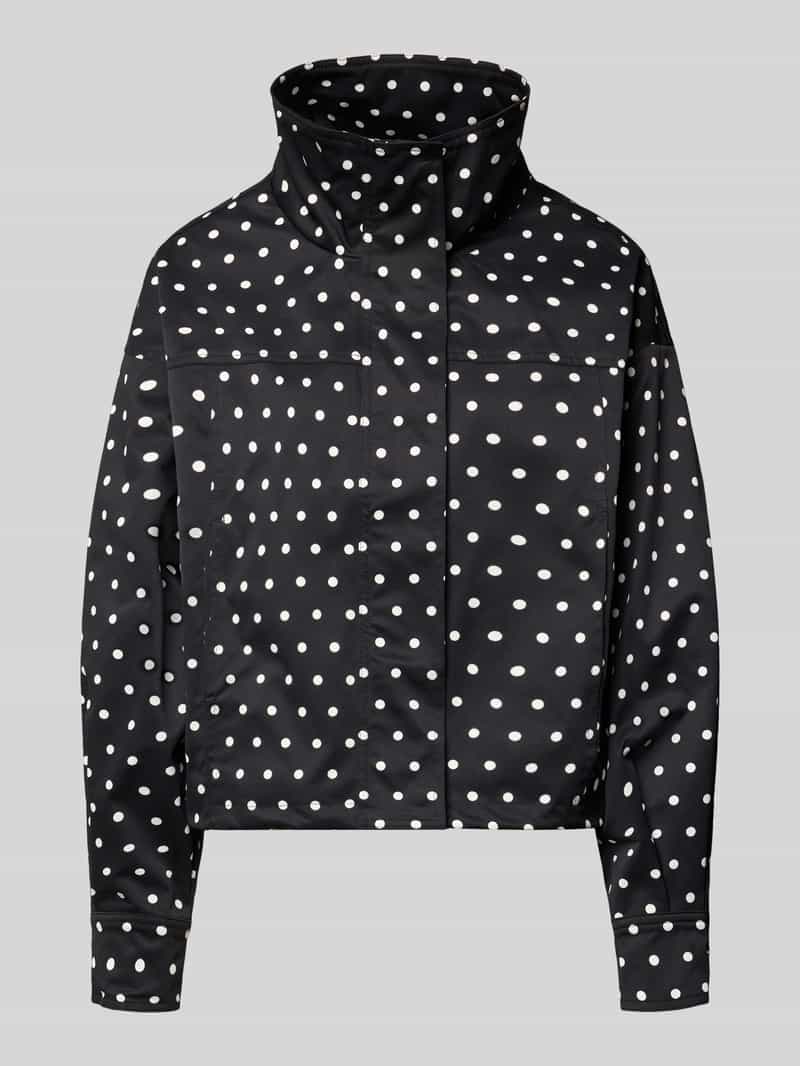 NEO NOIR Jas in allover-look met opstaande kraag model 'CALLISA DOT'