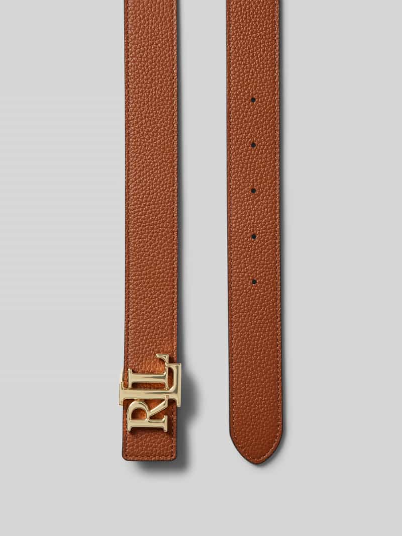 Lauren Ralph Lauren Leren riem met pinsluiting