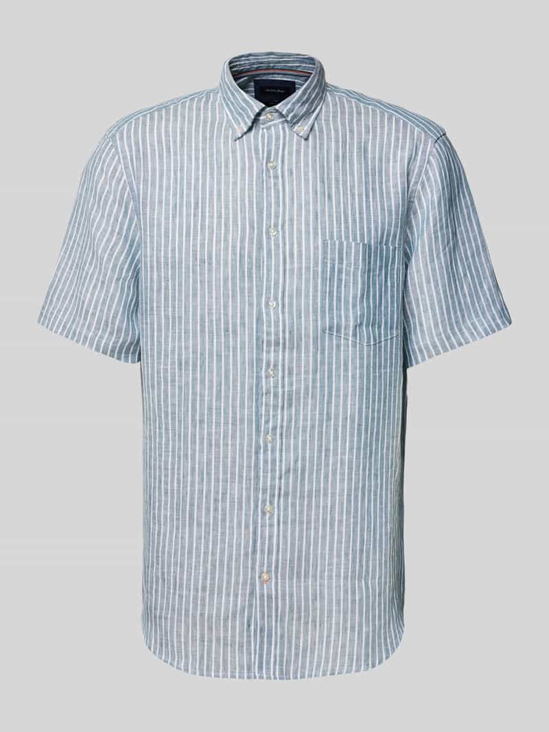 Christian Berg Men Vrijetijdsoverhemd met knoopsluiting