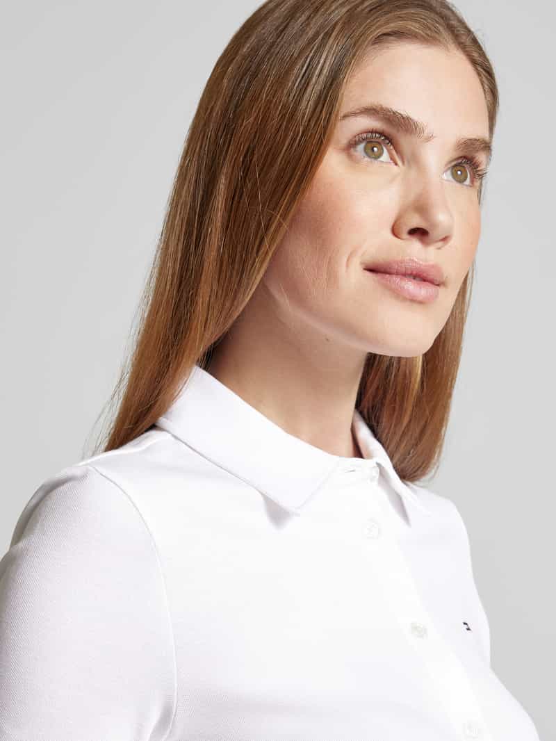 Tommy Hilfiger Slim fit overhemdblouse in design met lange mouwen model '1985'