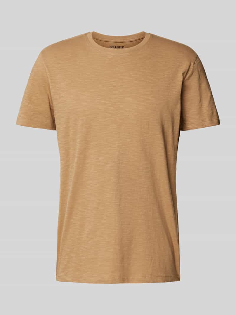 Selected Homme T-shirt met ronde hals model 'ASPEN'