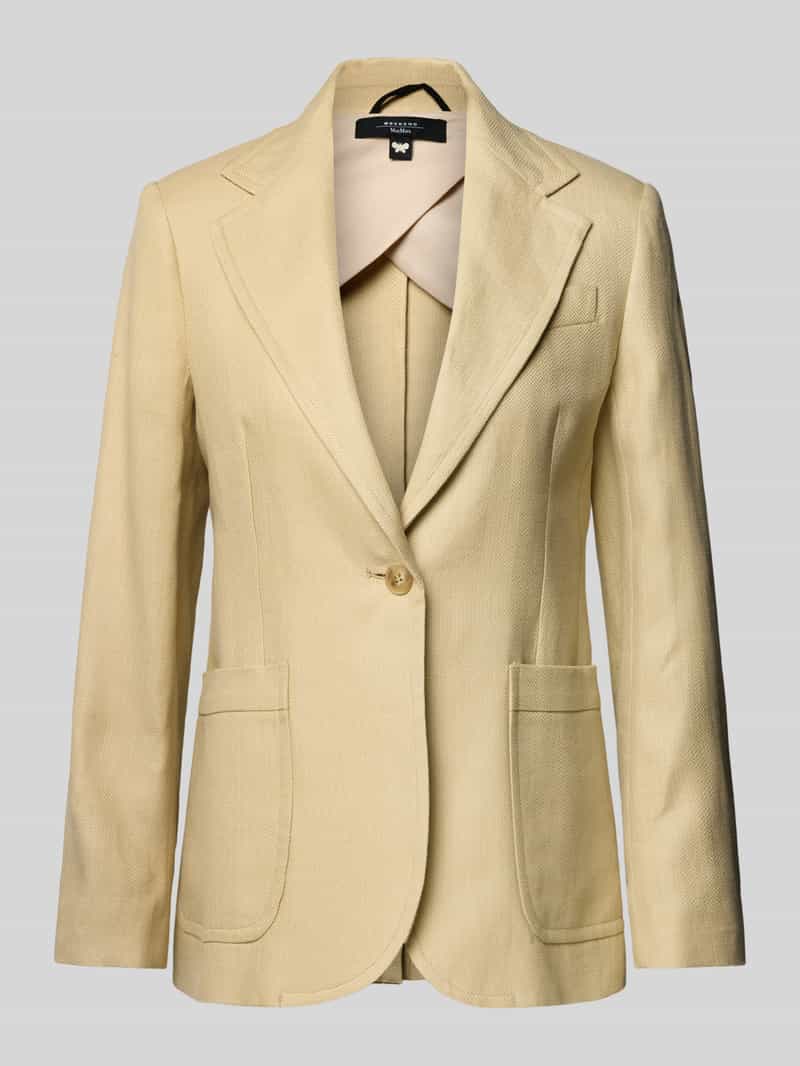Weekend Max Mara Blazer met opgestikte zakken model 'GALLI'