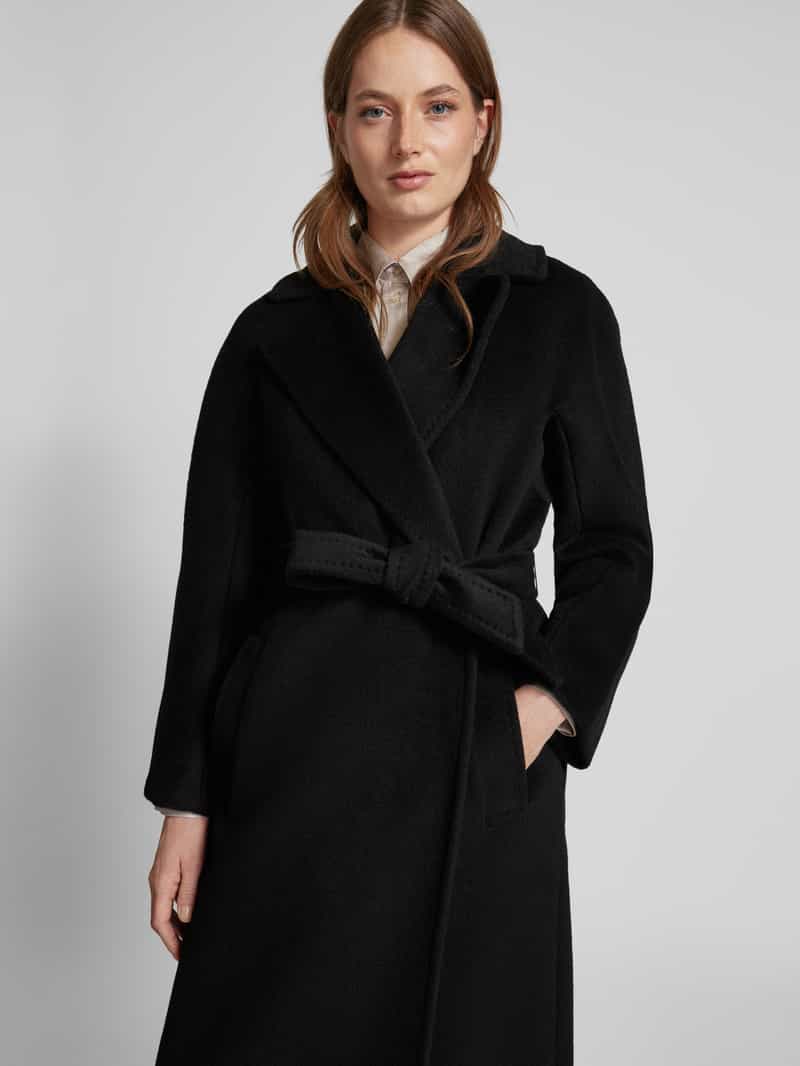 Weekend Max Mara Lange jas met tailleriem model 'TEMPARA'