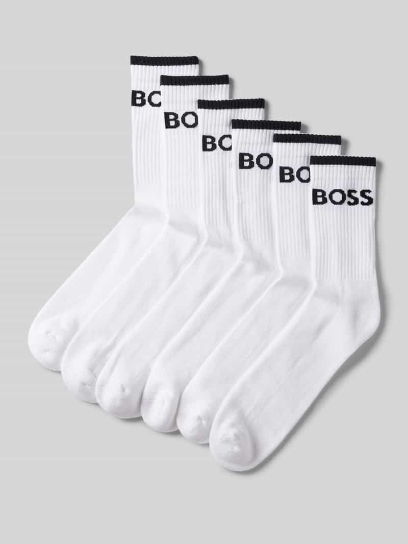 Boss Sokken met labelprint in een set van 6 paar