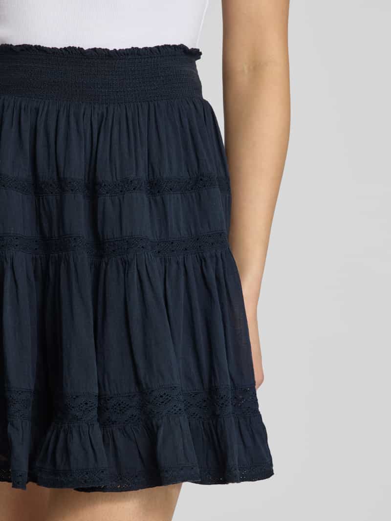 NEO NOIR Minirok met gehaakt kant model 'Callia'