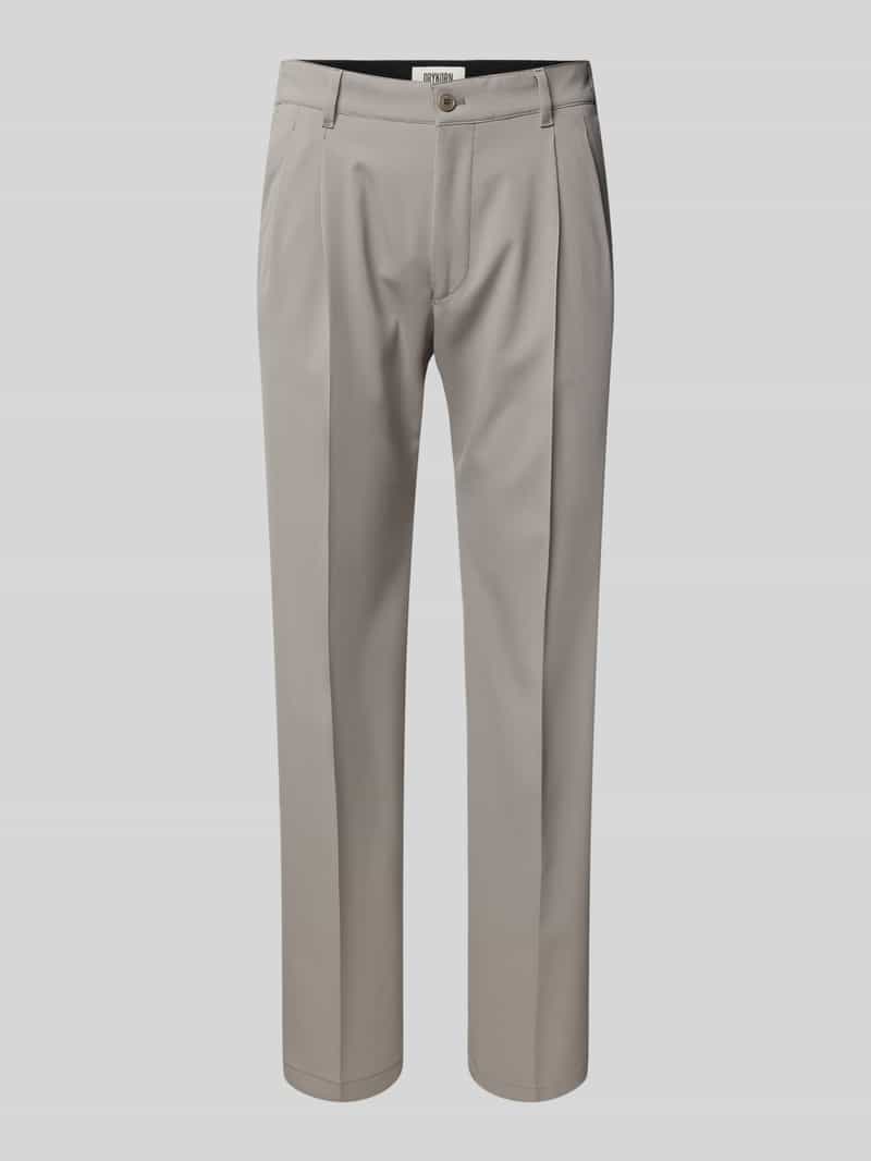 drykorn Regular fit broek met bandplooien en viscose model 'LEEK'