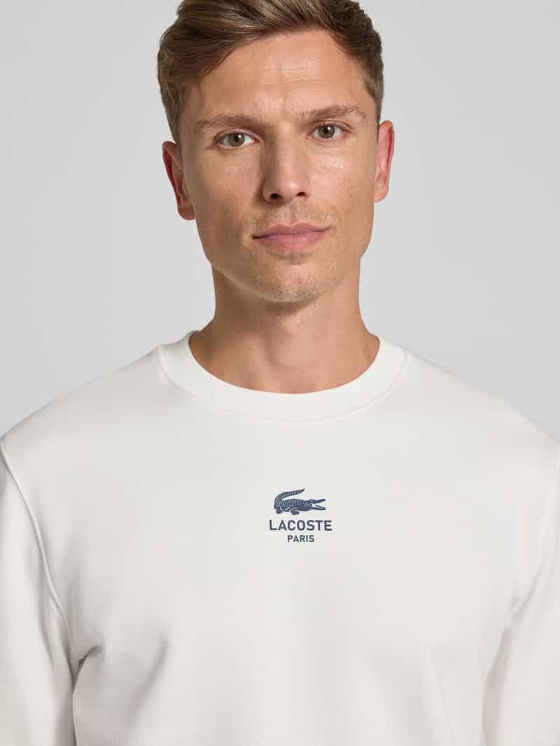 Lacoste Regular fit sweatshirt van puur katoen