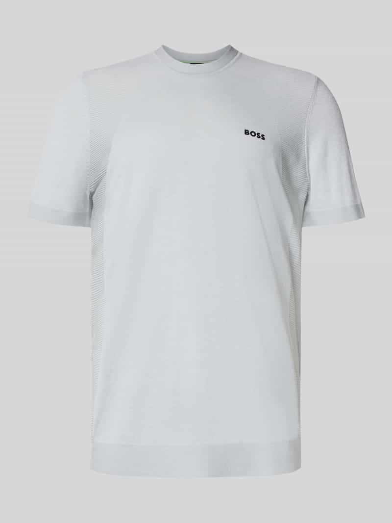 Regular fit T-shirt van katoenmix, model 'MOMENTUM'