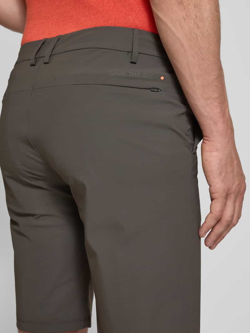 SAVE THE DUCK Korte regular fit broek met steekzakken model 'ALOYS'