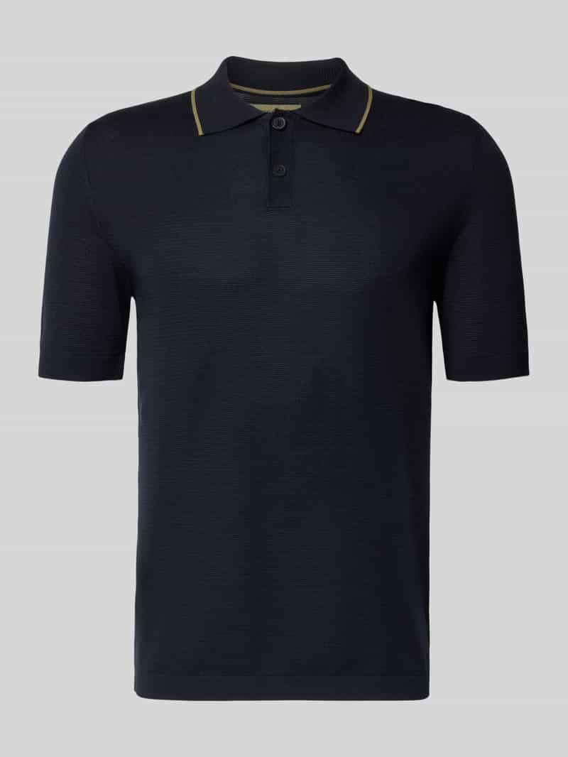 Marc O'Polo Regular fit poloshirt van puur katoen × DFB Travel Collection