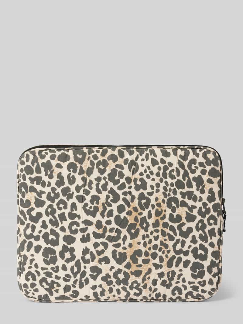 STUDIO NOOS Laptoptas met labelstitching