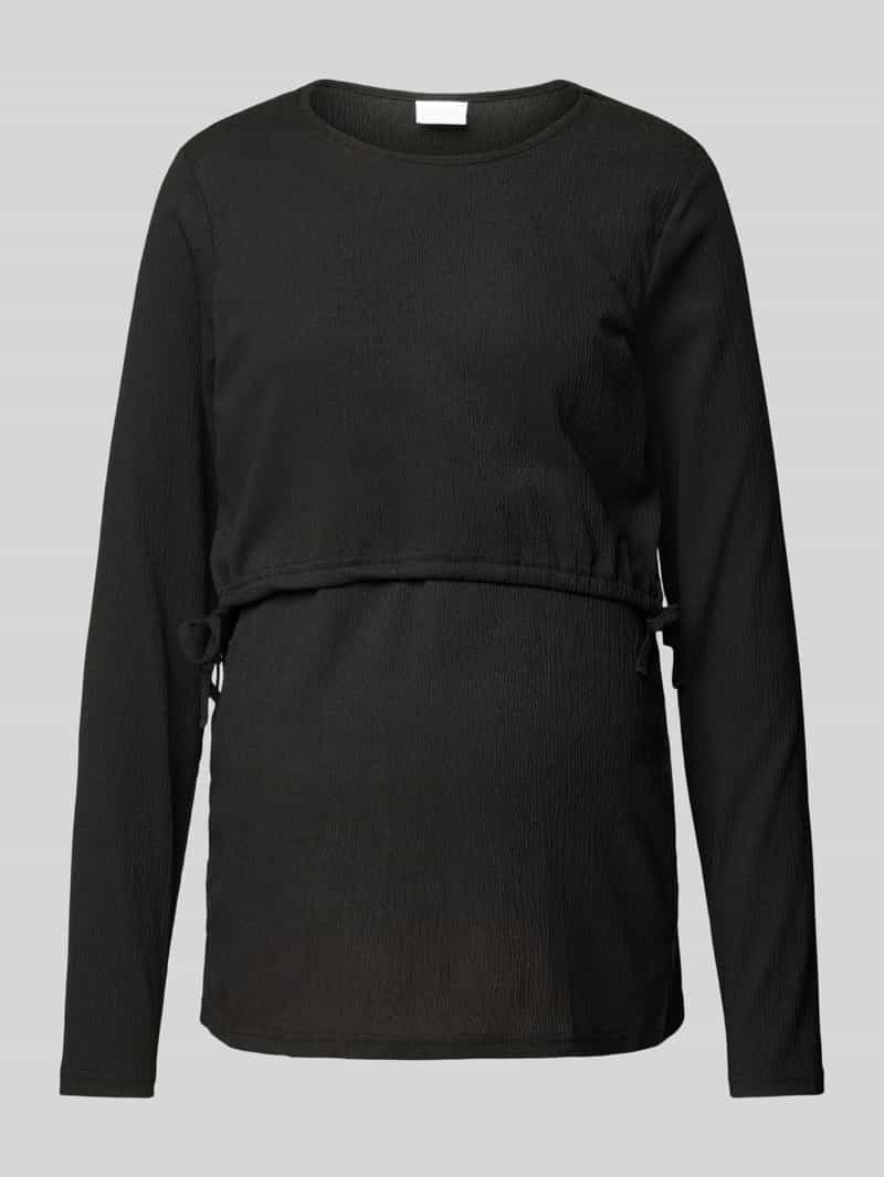 Mamalicious Zwangerschapsshirt met lange mouwen en ronde hals model 'CAILEEN'