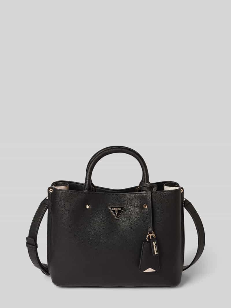 Guess Handtas met labelapplicatie model 'MERIDIAN II GIRLFRIEND'