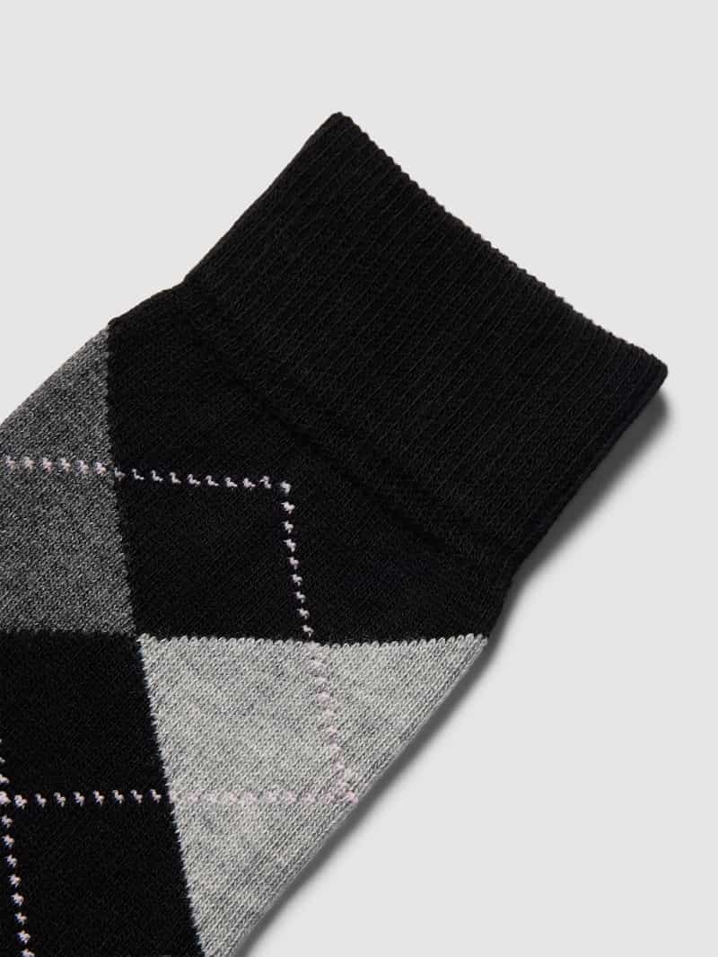 Burlington Sokken met zigzagmotief model 'Queen'