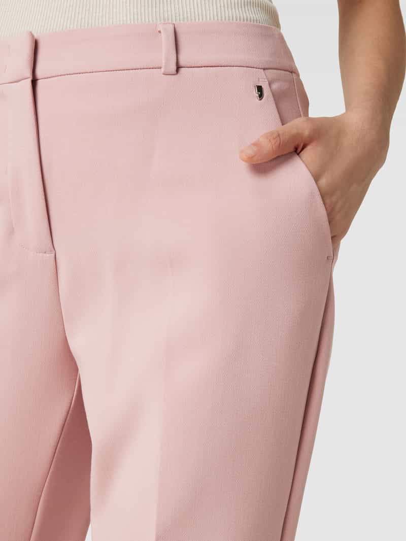 comma Stoffen broek met persplooien