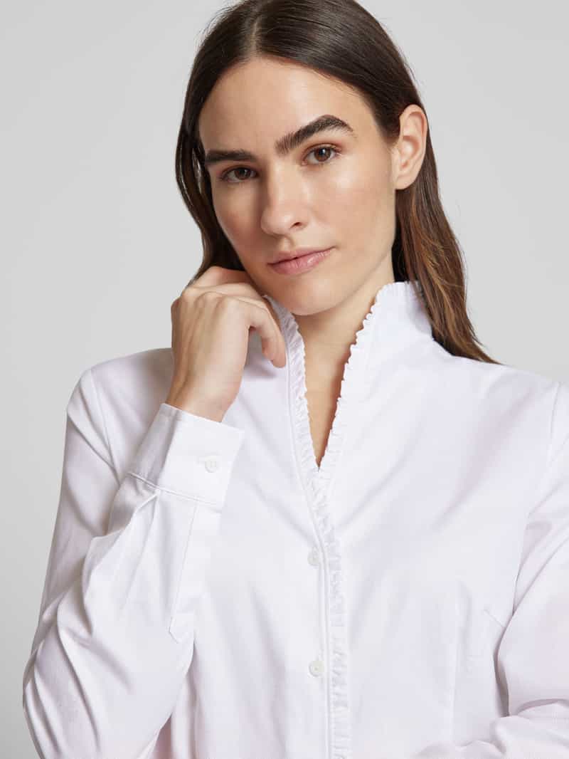 Christian Berg Woman Regular fit blouse met opstaande kraag
