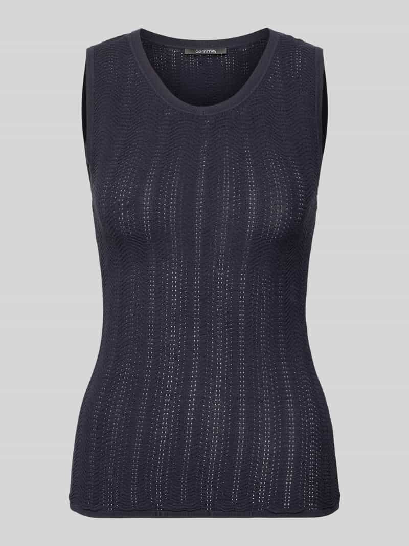 comma Tanktop in gebreide look