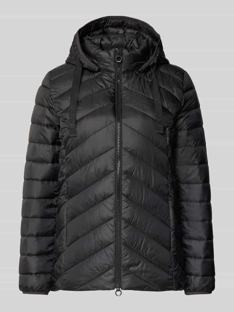 s.Oliver RED LABEL Shaped fit gewatteerd jack met labelprint