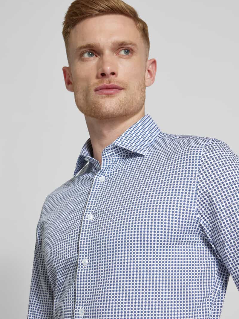 seidensticker Slim fit zakelijk overhemd met kentkraag