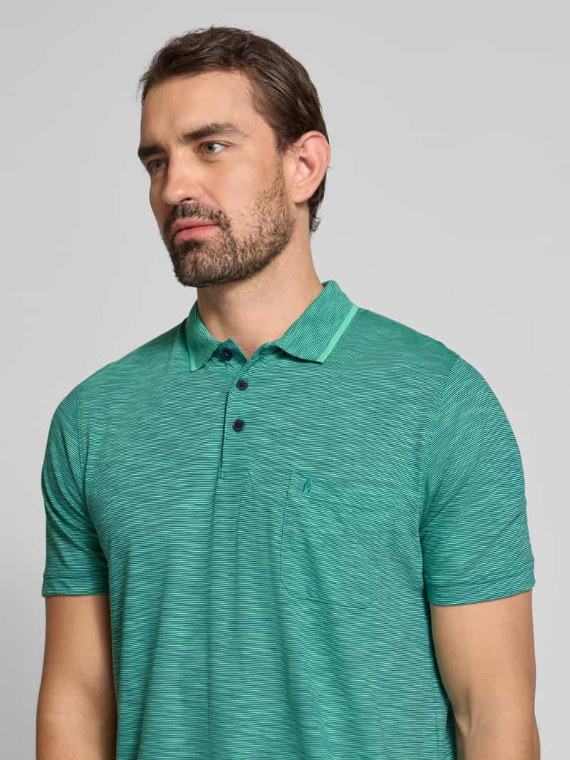 RAGMAN Regular fit poloshirt met borstzak