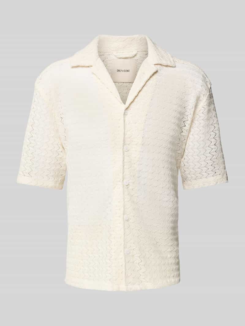 Only & Sons Relaxed fit vrijetijdsoverhemd met reverskraag model 'NOVAK'