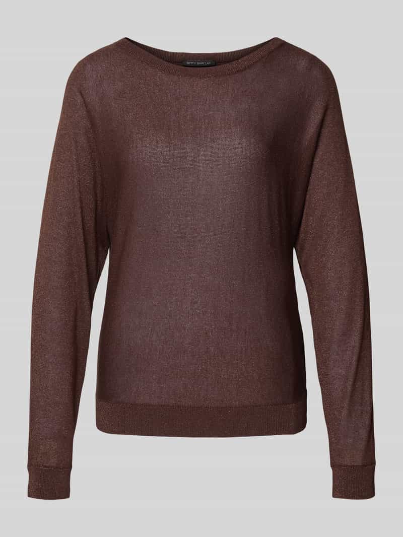 Betty Barclay Gebreide pullover met ribboorden